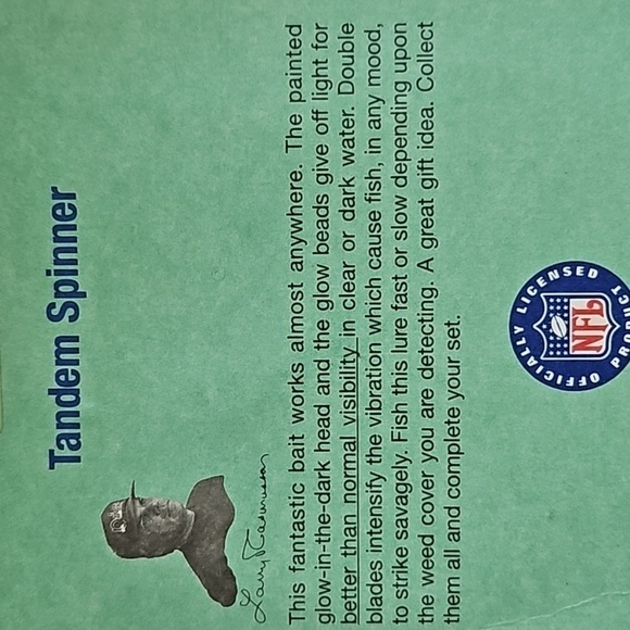 Cincinnati Bengals Fishing Tandem Spinner - Vintage - Picture 6 of 7